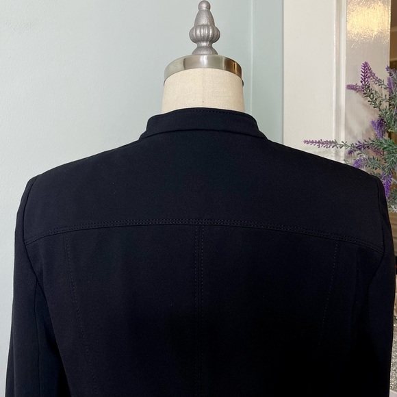 White House Black Market Ponte Blazer Jacket Size 0 XS - Picture 8 of 12